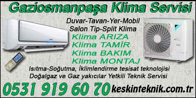 Gaziosmanpaşa Klima Servisi