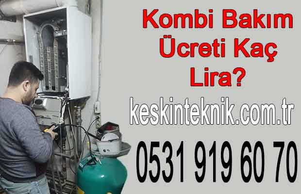 Kombi bakımı ucreti